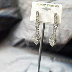 Elegant Silver Drop Earrings